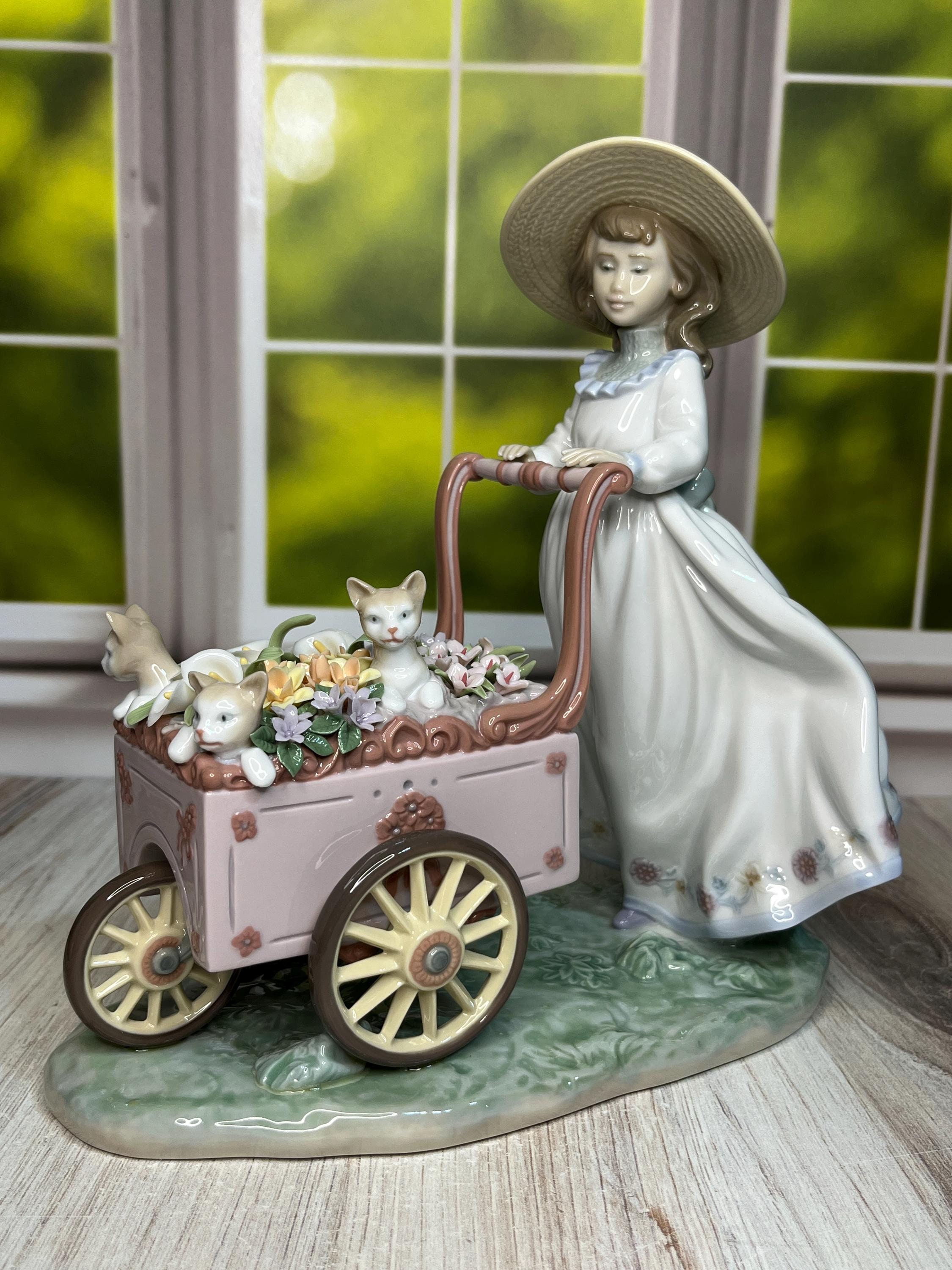 Lladro girl kittens - Etsy 日本