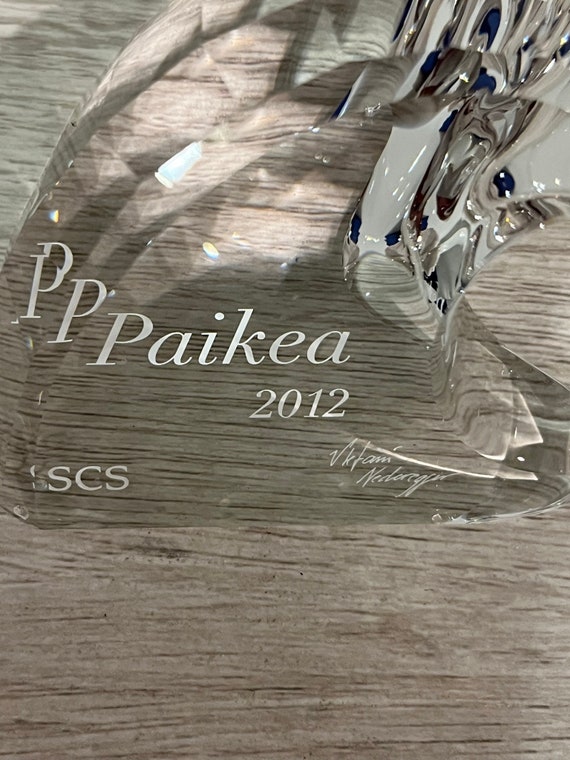 Swarovski Edición Anual 2012 Paikea Ballena con placa n.° 1095228