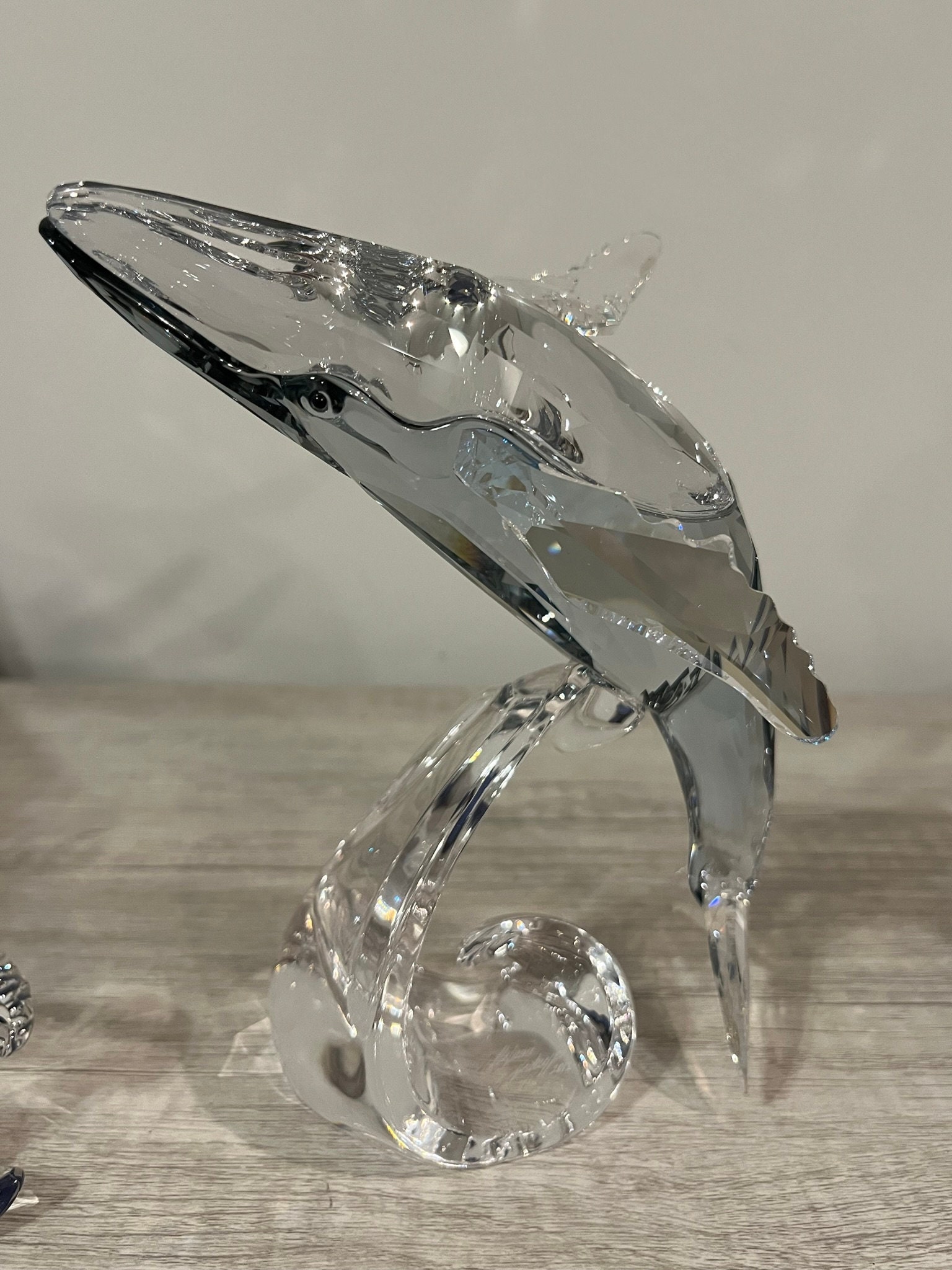 Swarovski 2012 Annual Edition Paikea Whale W/plaque #1095228