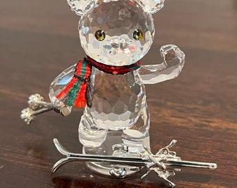 スワロフスキー　クリスベア スワロフスキー クリスベア スキー #7637-04 - Etsy 日本
