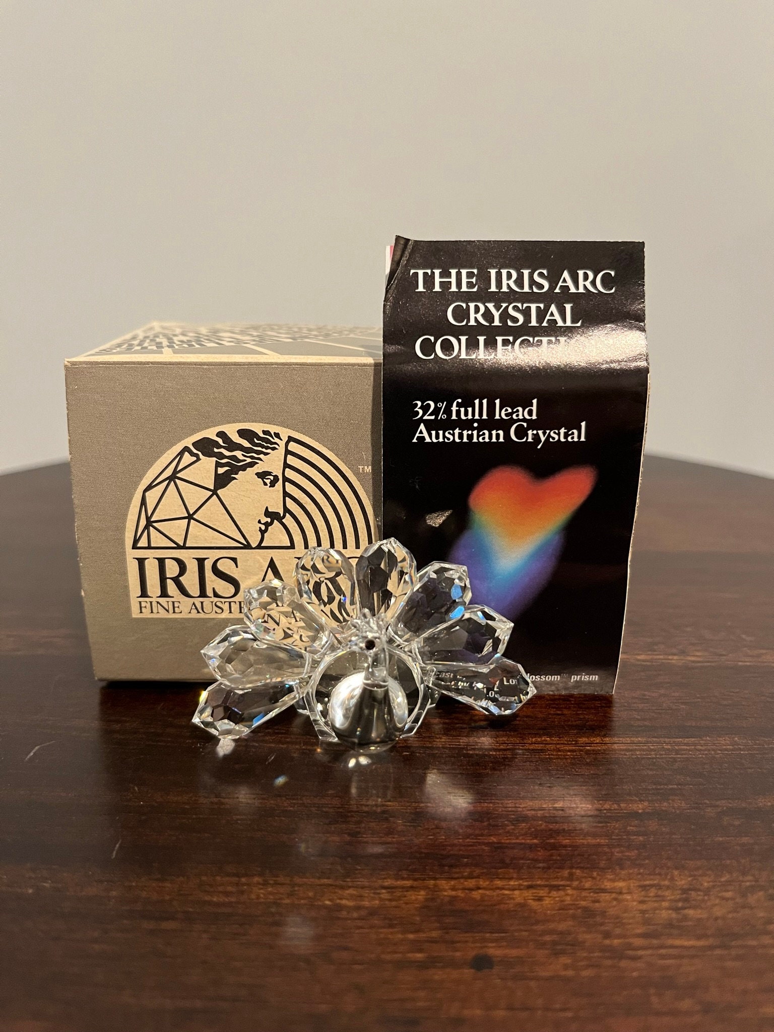 Iris Arc Mini Peacock Lead Crystal - Etsy