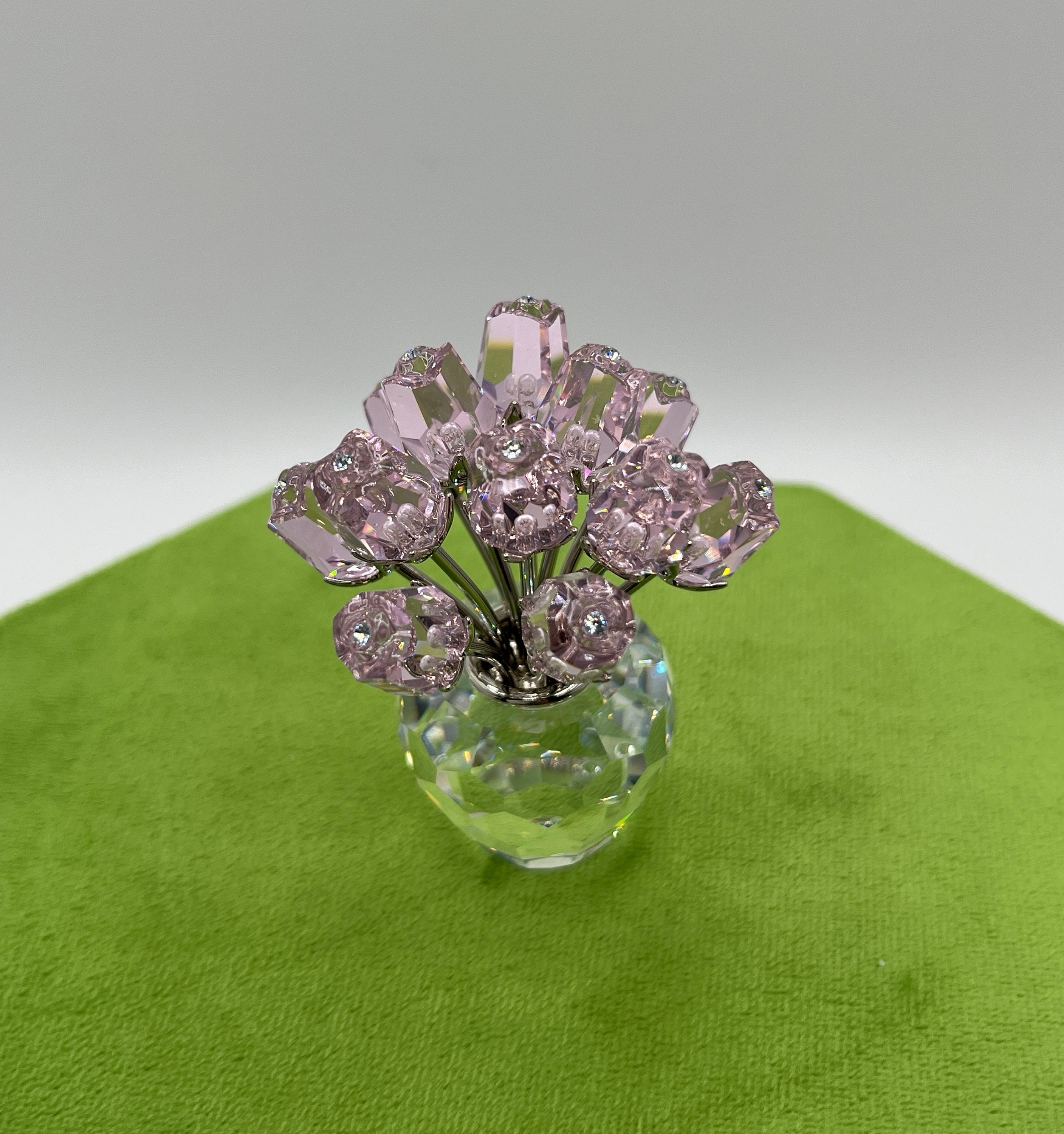 Swarovski Dozen Pink Roses #628343 - Etsy