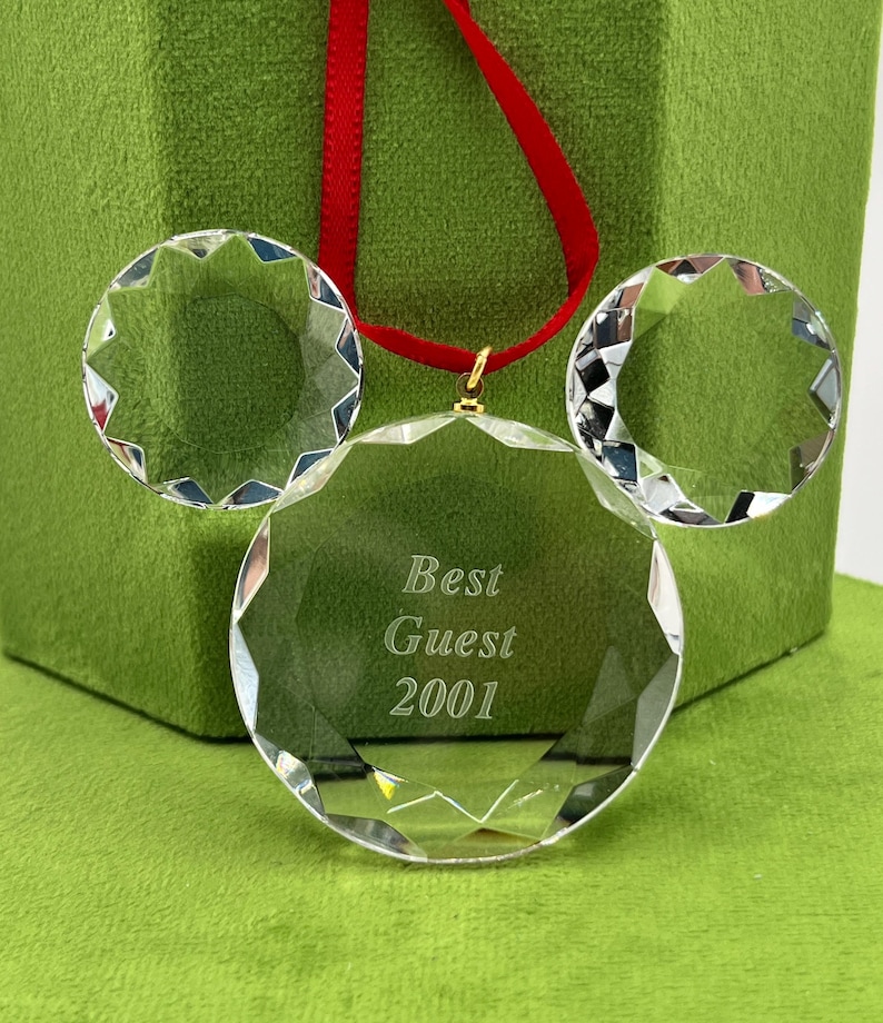 Swarovski Arribas Brothers Disney Mickey Mouse Ornament