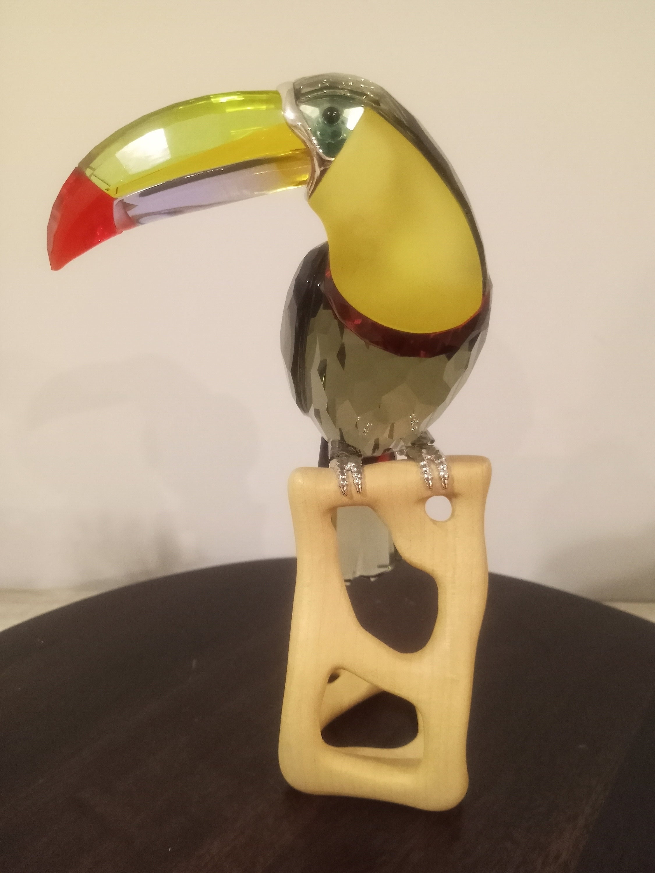 SWAROVSKI オオハシ ブラックダイヤモンド フィギュリン