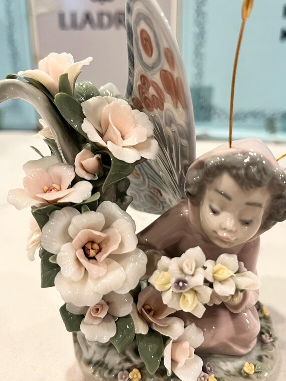Lladro Floral Admiration #5853 Fairy Butterfly - Etsy