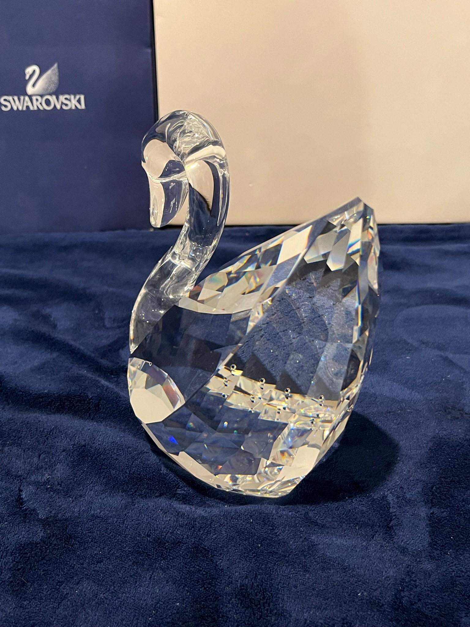 SWAROVSKI クリスタル スワン Swarovski Crystal Swan, Centenary – Bianca Jewelry