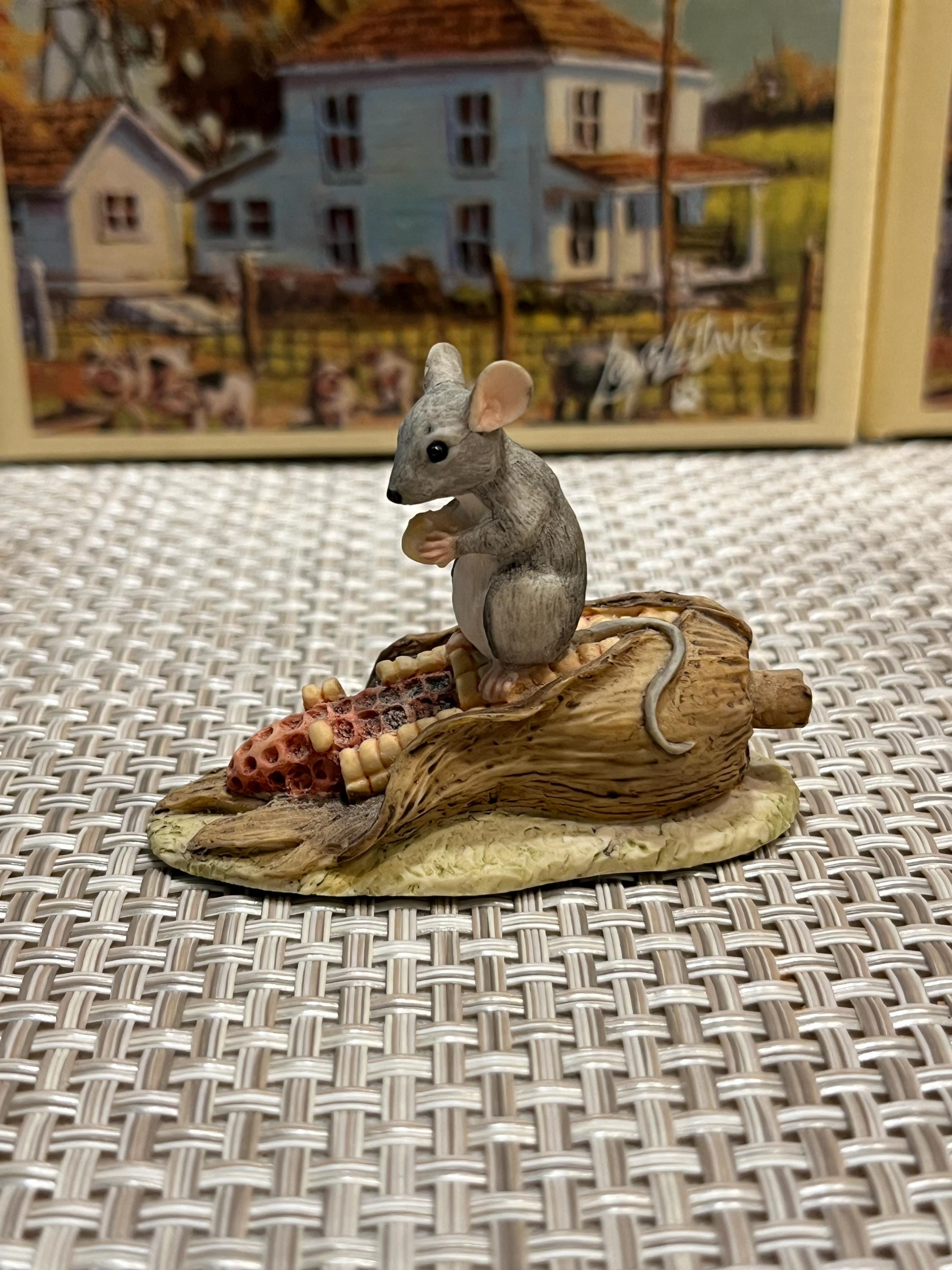 □Mouse on corn cob□１９８１年□１４cm◇ Cop◇ □Mouse on corn cob□1981年□14cm◇ Cop◇ Mouse in Corn