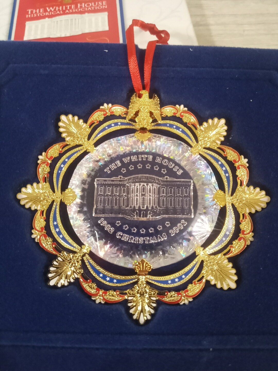 White House 2002 Theodore Roosevelt Ornament Etsy