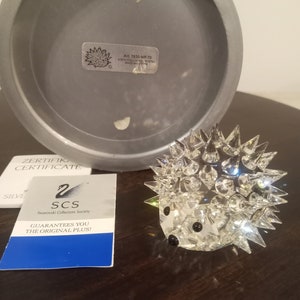 Erizo ovalado grande de Swarovski n.° 7630-070