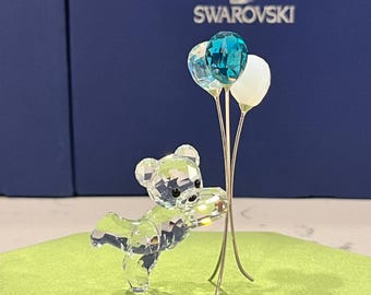 スワロフスキークリスタルのクリスベアとハニーポットの置物 - Etsy 日本