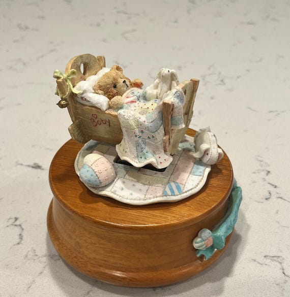Cherished Teddies Cradled With Love Music Box #914320 *works* - Etsy