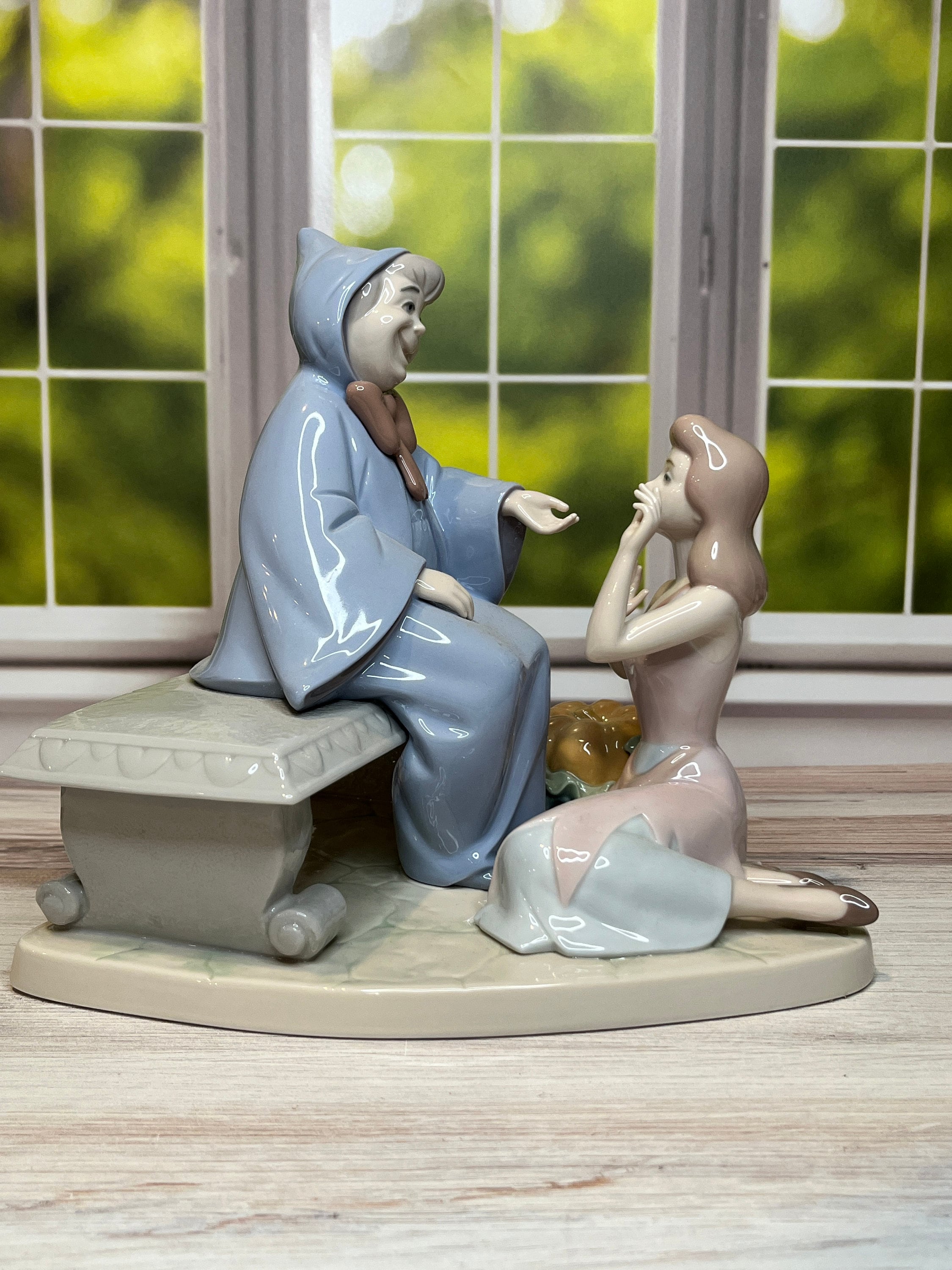 Lladro Cinderella and Fairy Godmother #7553 Limited Edition - Etsy