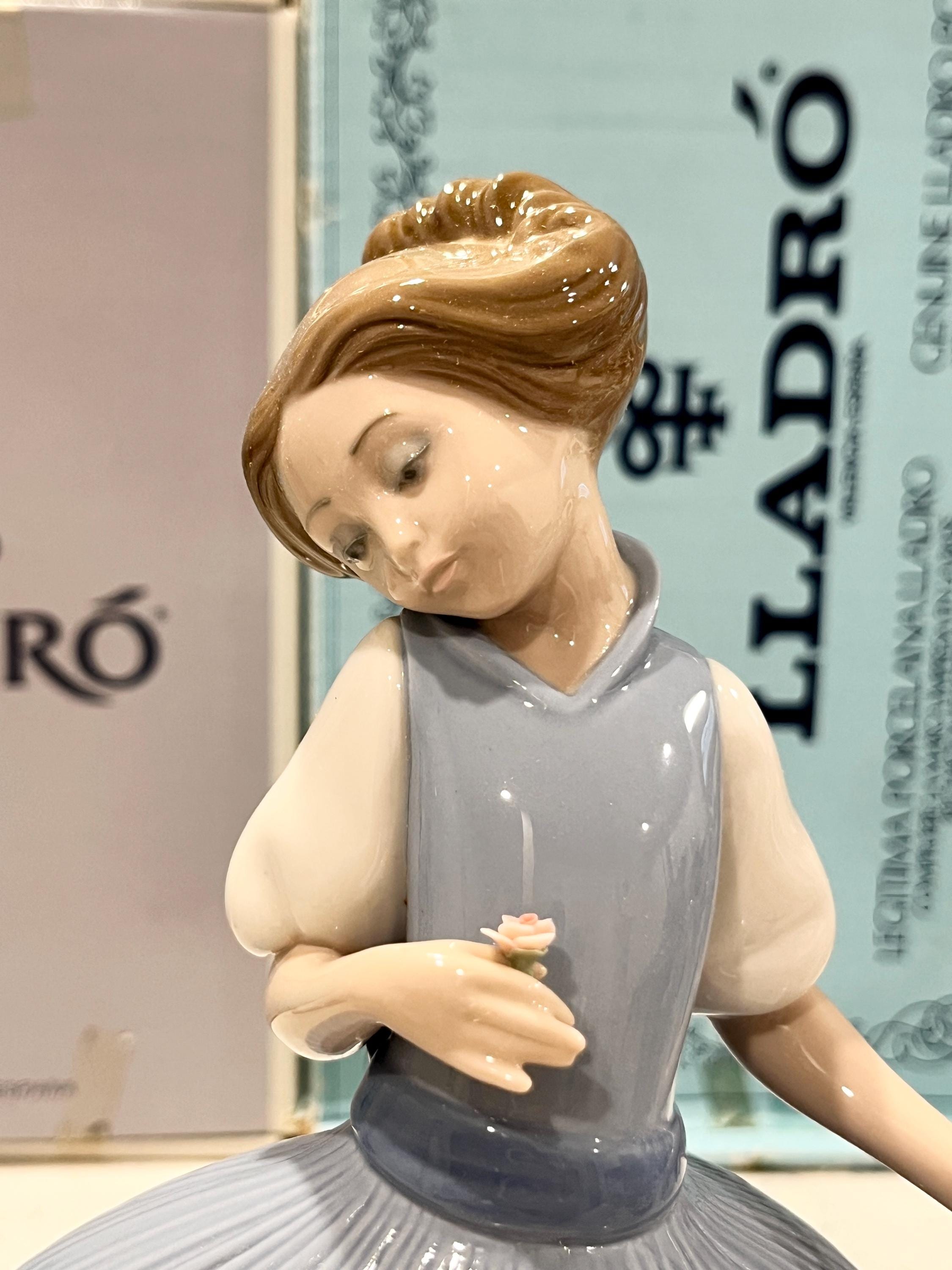【希少・美品】リヤドロ LLADRO 「青いドレスの少女」 #5119 LLADRO (リヤドロ) フィギュリン Courtney（少女コートニー