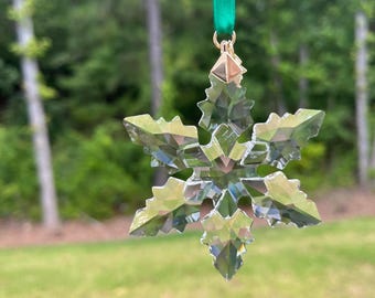 Swarovski 2012 Gold Christmas Ornament #1139970 - Etsy Israel