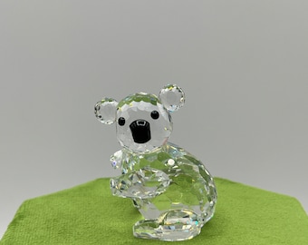 BOXED Swarovski Crystal Large KOALA BEAR #0014366 V.2 Left - Etsy