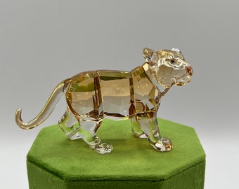 Swarovski Crystal Tiger Figurine - Endangered Species Collection