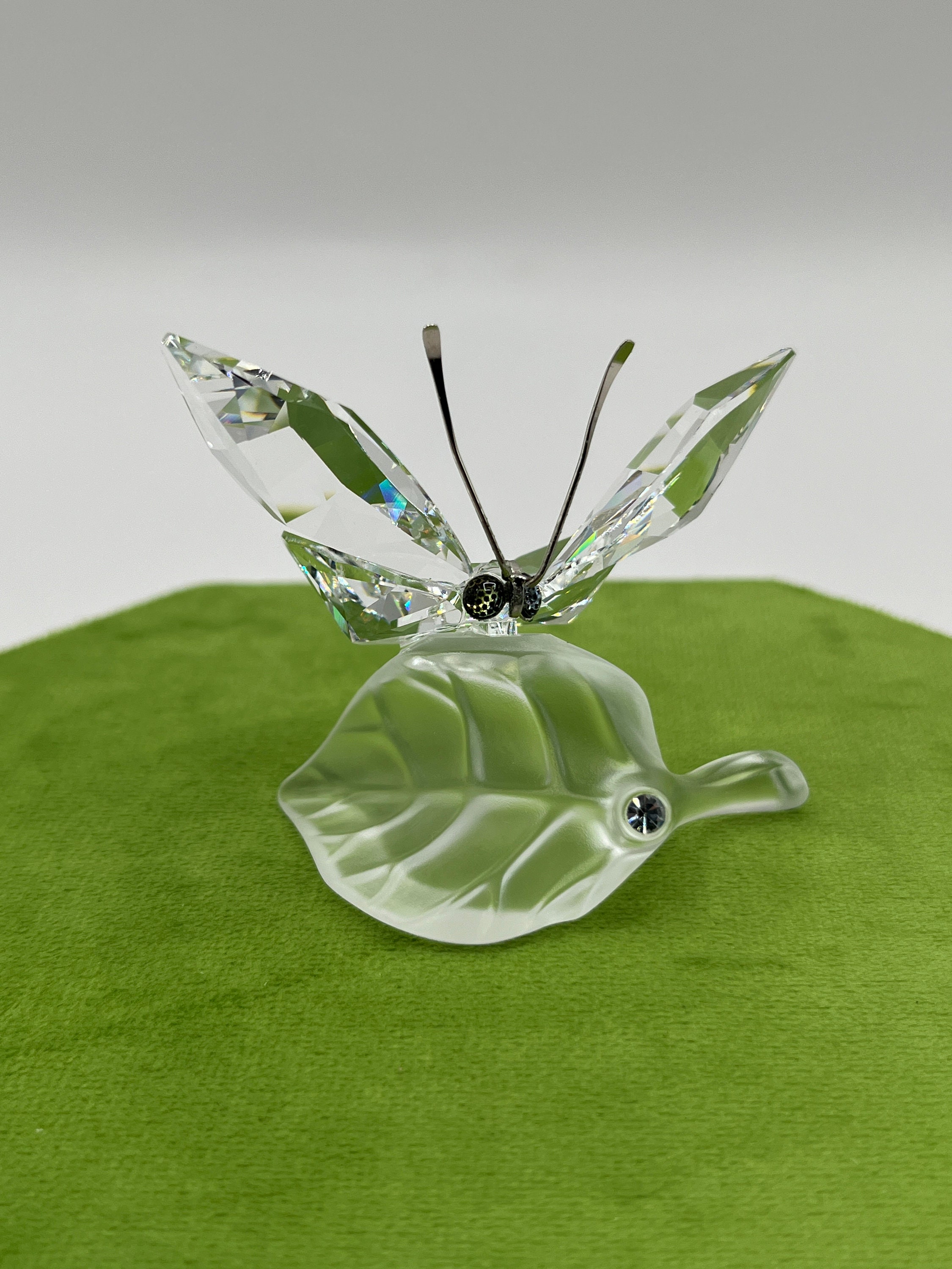 Swarovski Butterfly on Leaf #182920 - Etsy