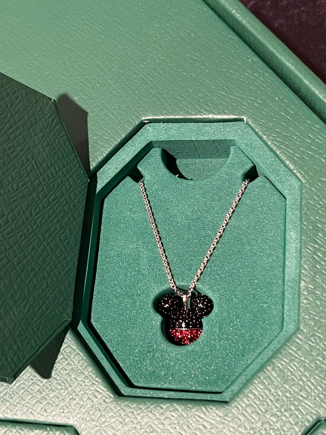 Swarovski Disney Advent Calendar Mickey Pendant Necklace Etsy