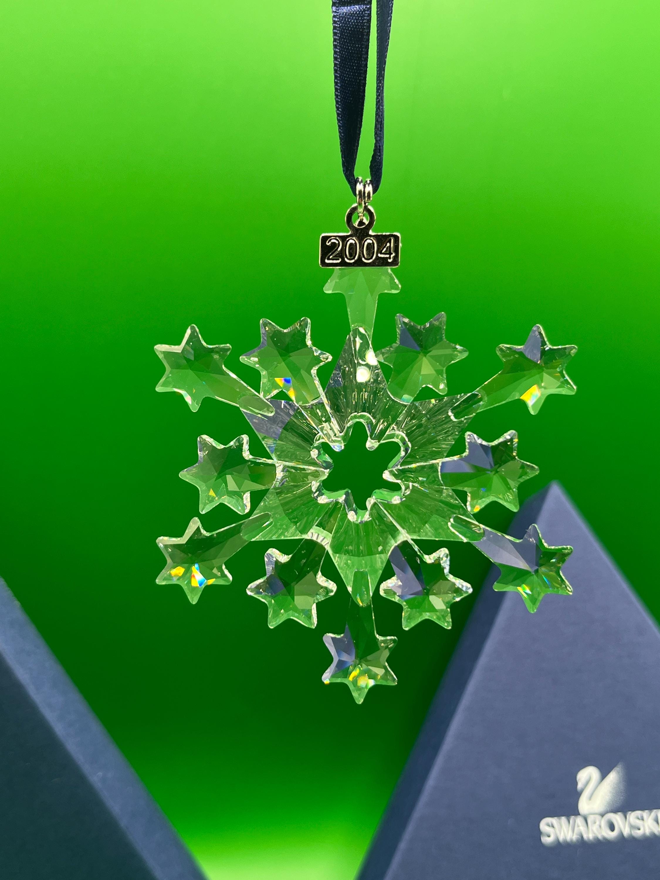 スワロフスキー 2004 クリア クリスマス オーナメント #9445-200