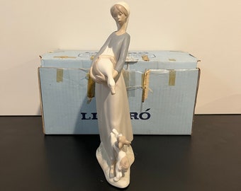 Lladro Girl with Goose #4866