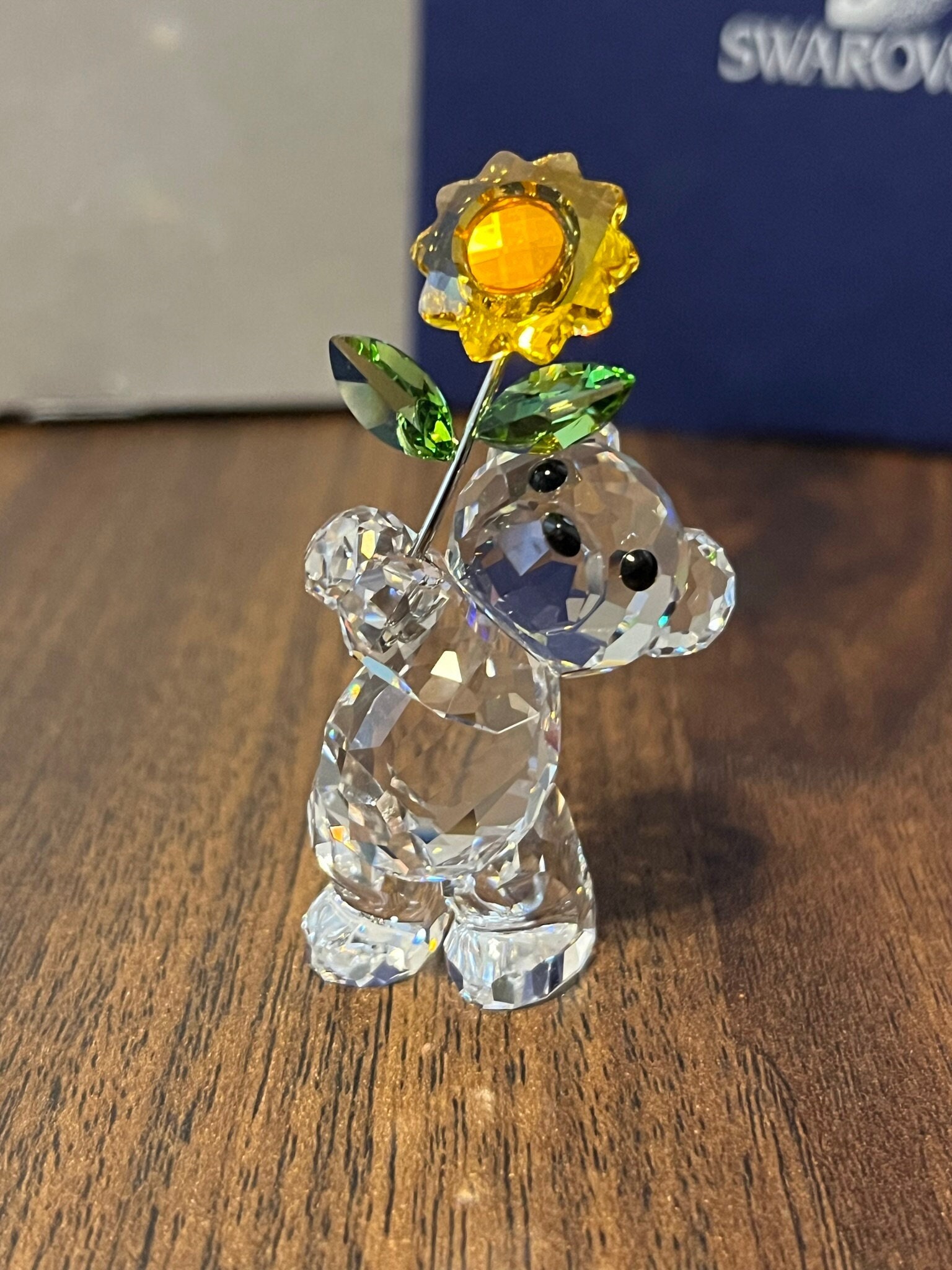 立体・オブジェ Swarovski Kris Bear Especially For You SWAROVSKI KRIS BEAR – ESPECIALLY FOR YOU (HOLDING SUNFLOWER