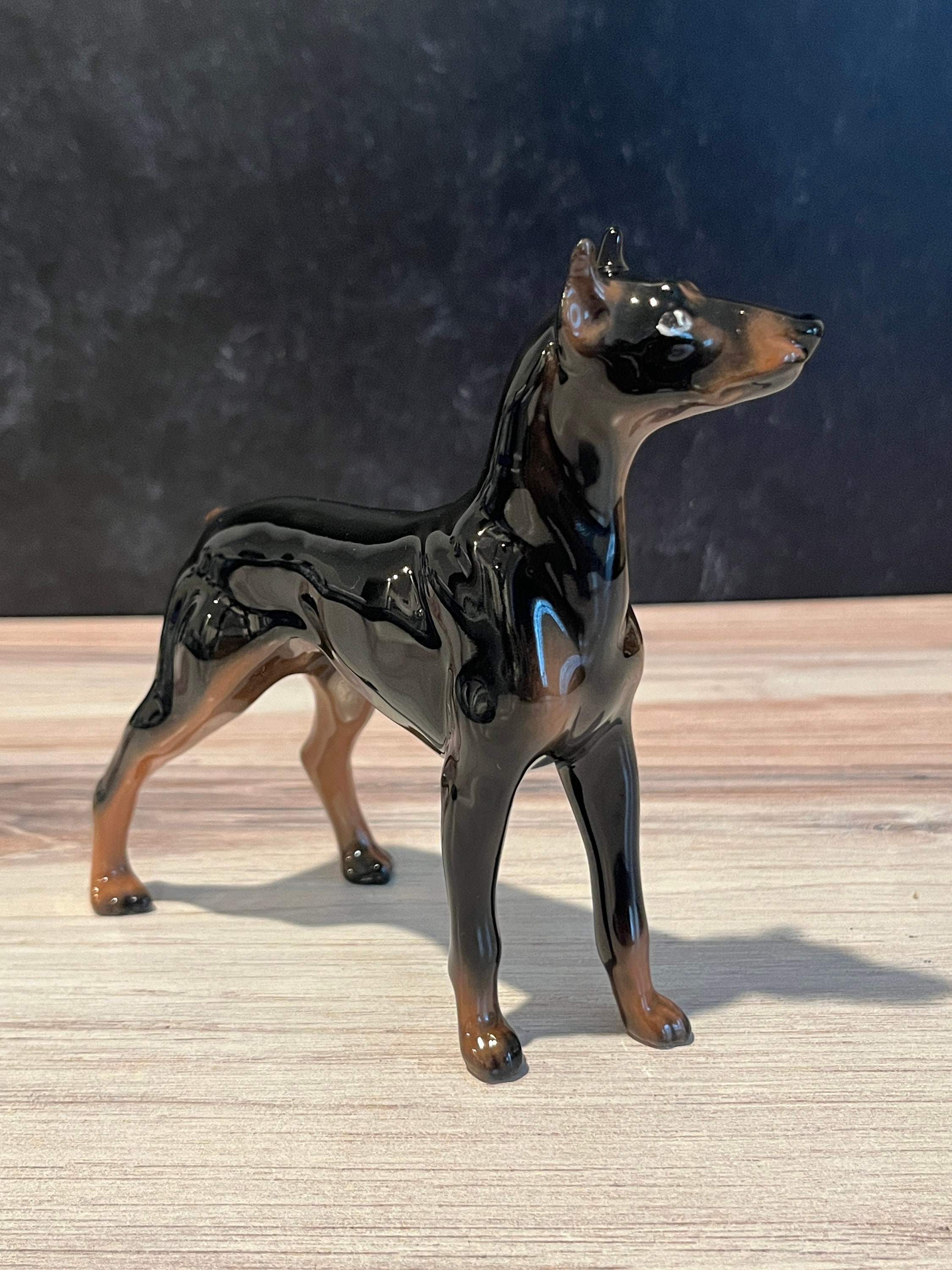 Doberman figurine - Etsy 日本 Doberman figurine - Etsy 日本