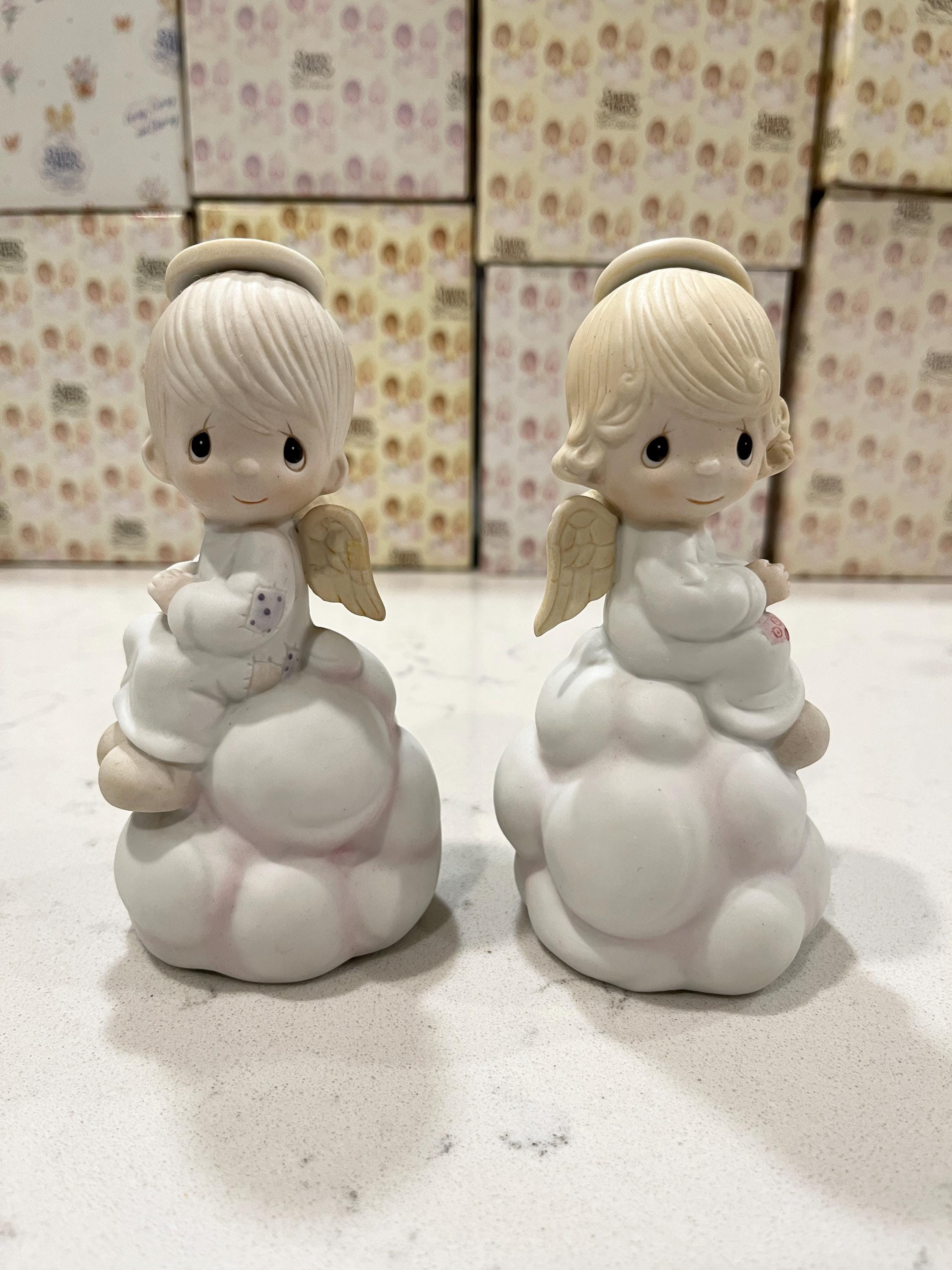 私の守護天使の男の子と女の子のオルゴール E5205 E5206 - Etsy 日本