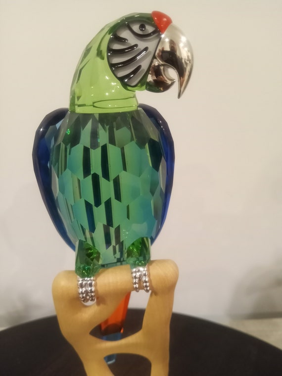 Buy Swarovski Macaw-chrome Green Paradise Birds #685824 Online in