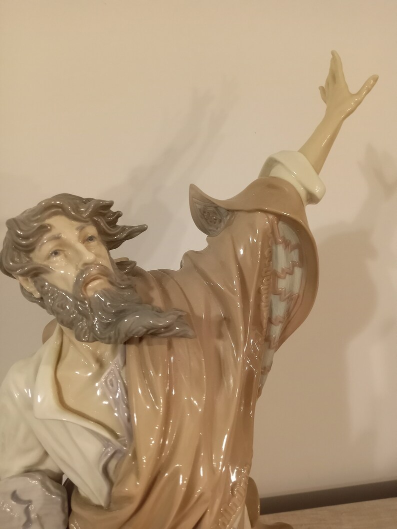 Lladro moses and the Ten Commandments 1811 Etsy Singapore