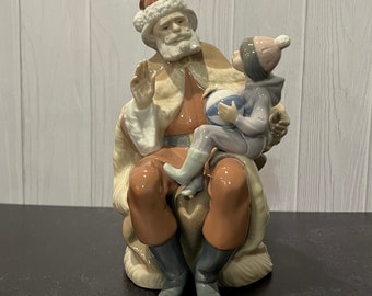 Vintage Lladro Christmas Tree - Holiday Figurine - Made in