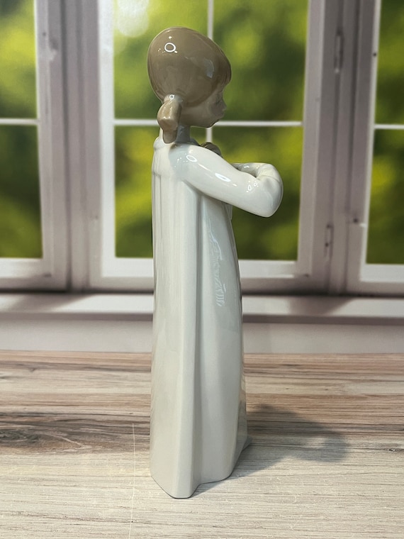 Lladro Girl With Mandolin #4871 - Etsy