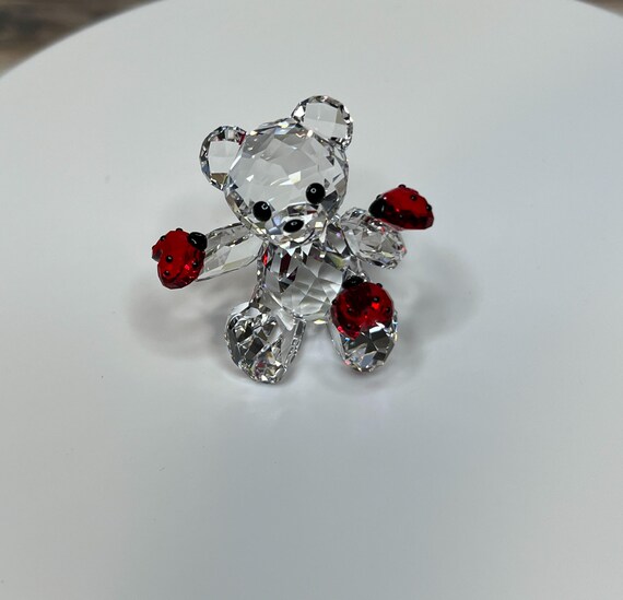 Swarovski Good Luck Kris Bear #5675983 - Etsy Canada