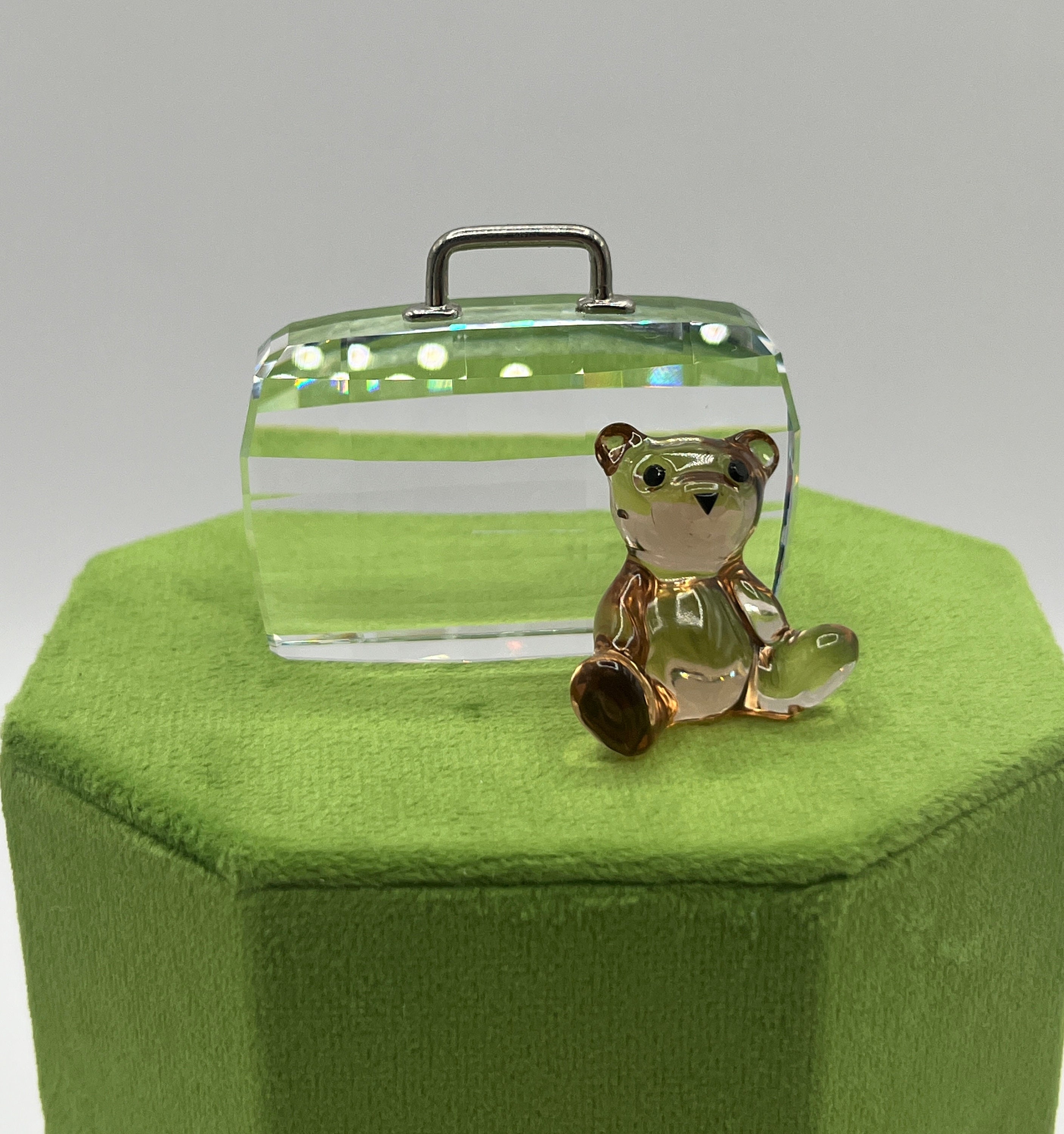 Swarovski Cardholder Bear With Suitcase #296338 - Etsy