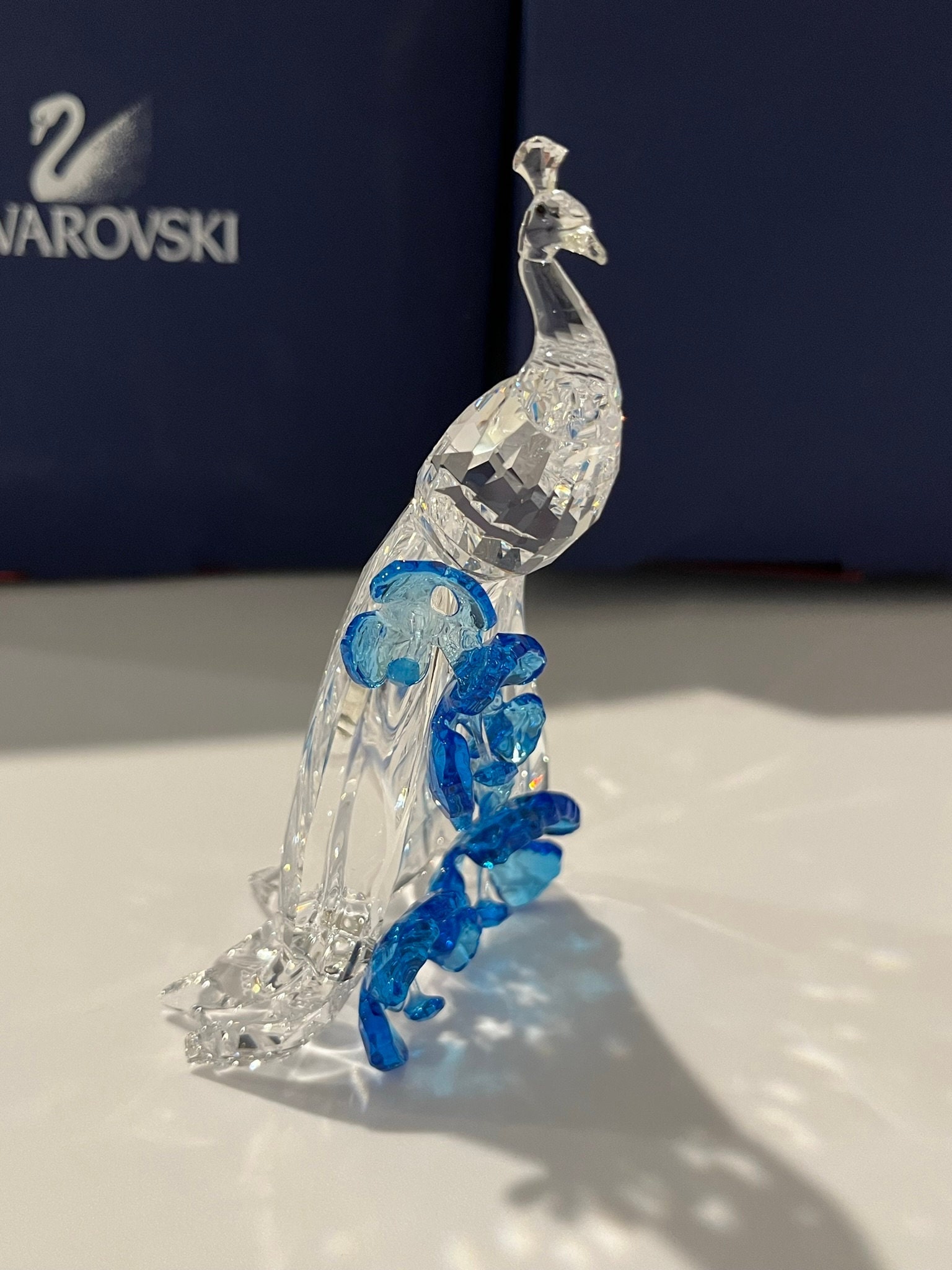 Swarovski 2015 SCS Members Exclusive White Peacock (signed