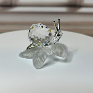 Swarovski Snail on Vine Leaf #196501