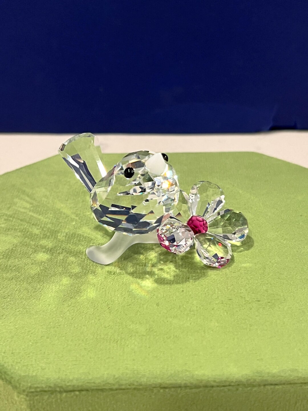 スワロフスキー 廃盤品 ベビーバード 小鳥と花 【公式通販】