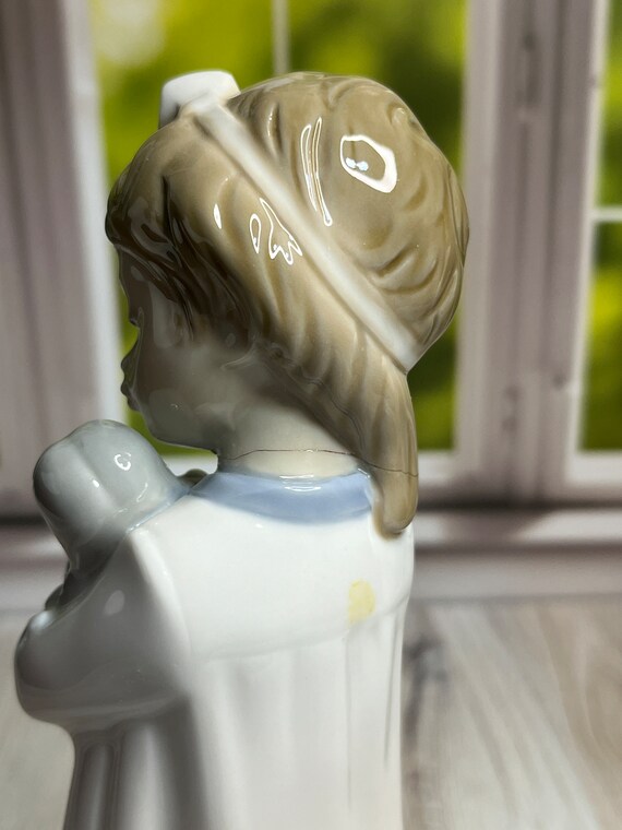 Lladro NAO Girl With Puppy - Etsy