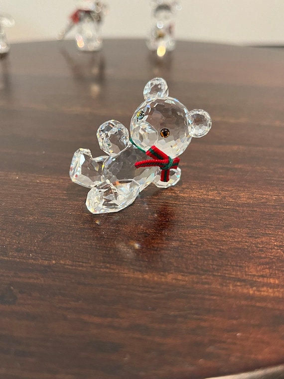 Swarovski Kris Bear Leaning #7637-01 - Etsy