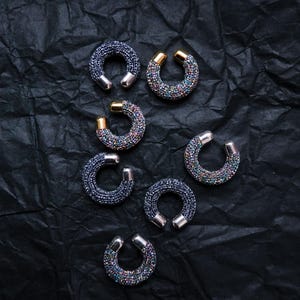 Glitzer Statement ear cuffs