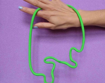NEON - Verformbare, Statement Kette aus hochwertigem Seil