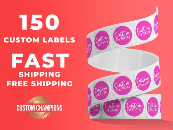 Custom Glossy Stickers - Free Shipping