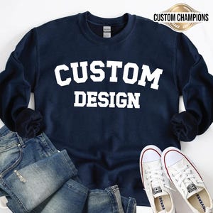 Custom Sweatshirt, Retro Sweatshirt, Custom Quote, Vintage Sweatshirt, College Letters Sweatshirt, Adult, Oversized