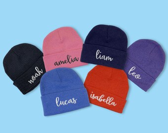 Personalized Embroidered Beanie, Custom Beanie with Name, Customized Cap, Gift for Her, Gift for Him, Custom Beanie, Personalized Beanie Hat