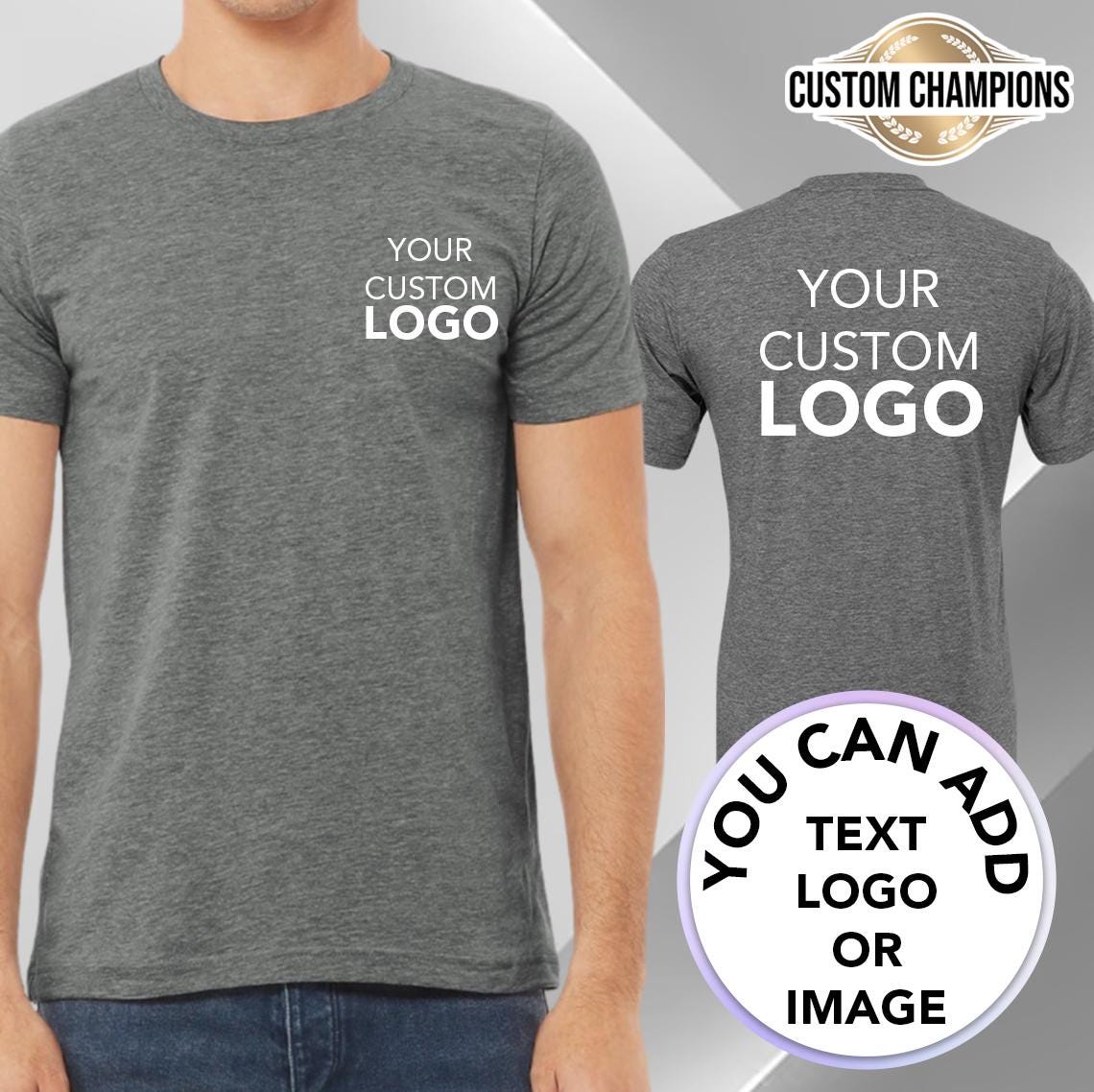 Custom Text Shirt, Business Logo Shirts, Personalized Logo Shirt,custom