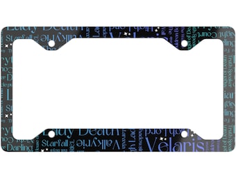 ACOTAR Metal License Plate Frame - OFFICIALLY LICENSED