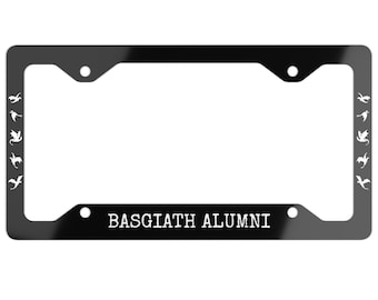 Officially Licensed Fourth Wing License Plate Frame, Fourth Wing Sprayed Edges, Fourth Wing Car Accessories, Fourth Wing Quote
