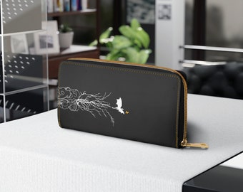 Dragon Zipper Wallet, Dragon Wallet, Fantasy Wallet, Bookish Wallet