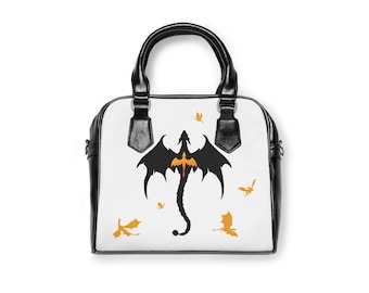 Dragon rider handbag - fantasy bookish purse - romantasy gift bag - dragon lover tote - fae inspired fashion accessory