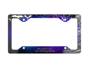 Fourth Wing Basgiath Alumni License Plate Frame - Metal