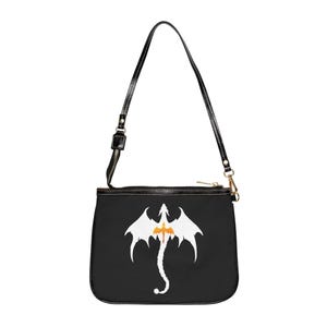 Dragon Small Shoulder Bag, Bookish Purse, Booktok Accessory, Romantasy Crossbody, Fantasy Sling Bag